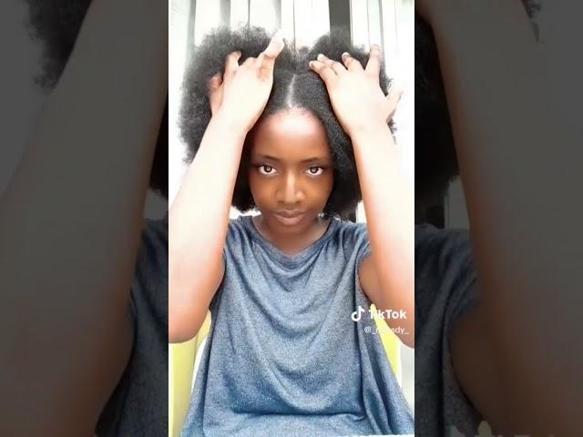 Fiz um penteado no cabelo afro #cabelo #crespo #shorts #4chair #youtubeshorts #afro #hair #tutorial