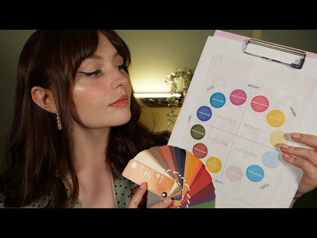 ASMR Color Analysis  1+ HOURS Image Consultant | Personal Attention *whispered*