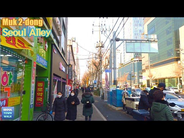 【4K】 Walk Seoul Korea - 서울 묵2동 골목 걷기 (묵동) | Muk 2-dong Alleys [중랑구2 | Jungnang-gu2] 14(2)-17