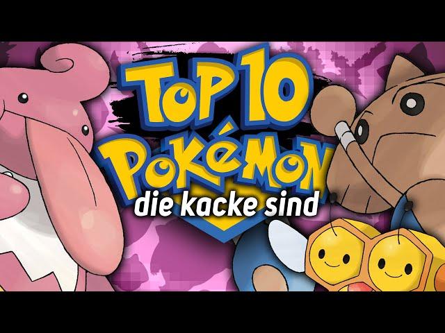 Top 10 - Pokémon, die ziemlich kacke sind! | MythosOfGaming