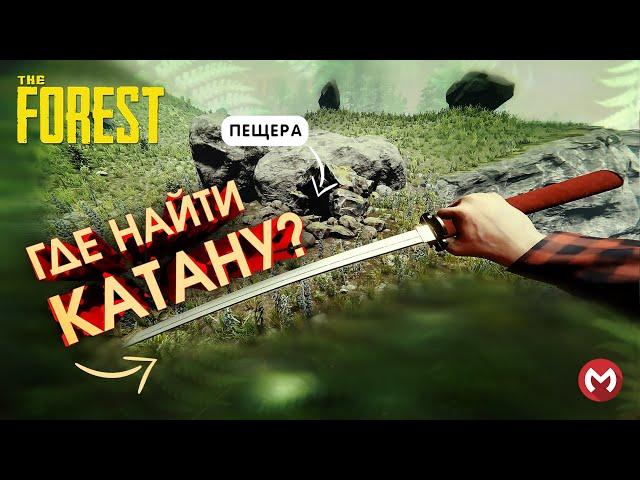 THE FOREST ГДЕ НАЙТИ КАТАНУ И ФОНАРИК НА КАРТЕ?