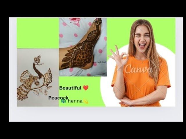 #beautiful peacock mehandi designs for foot n hand#viral mehandi#youtube #youtubevideo #henna