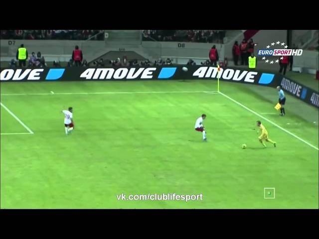 Польша 1-3 Украина. Обзор Матча