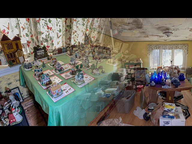 Christmas Village House Full Of knickknacks/ Urbex Gone Wrong 