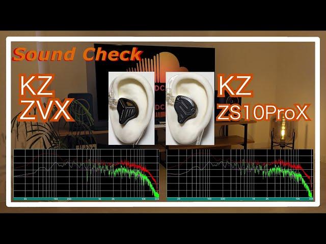 KZ ZVX vs  KZ ZS10ProX  [IEMs Chinese In-Ear Sound Comparison 中華イヤホン音比較]