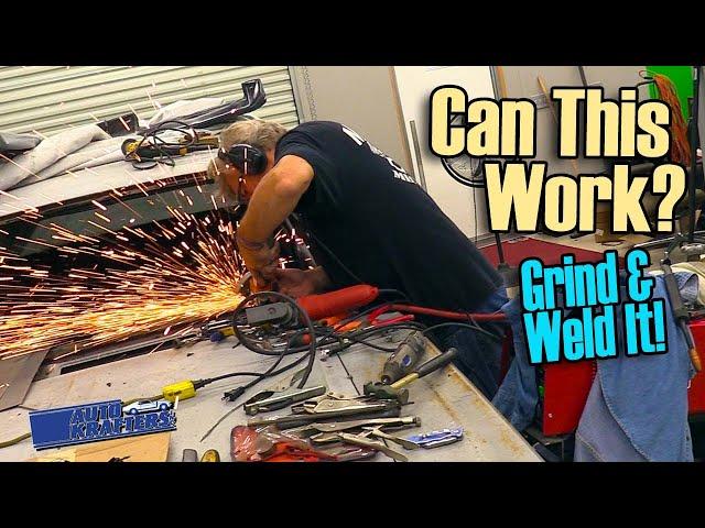 Watch Us Weld And Grind This Windshield Frame - Will It Hold Up?