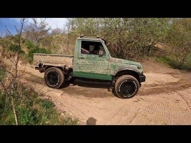 Suzuki sj 410 pickup at Suzuki 4x4 meet Denmark 2022