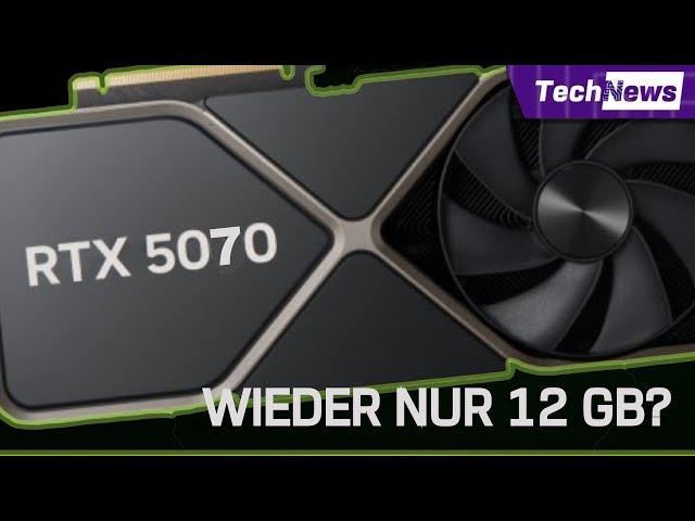 NVIDIA RTX 5080 und 5070 OHNE Speicher Upgrade?