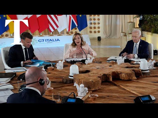 Meloni opens the G7 summit in Italy