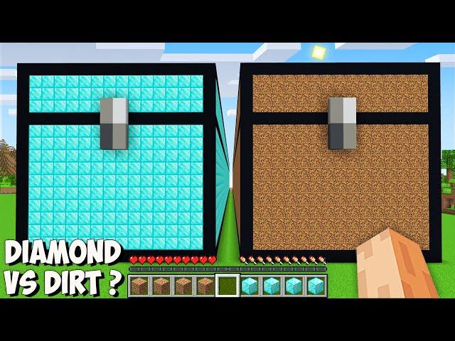 What is HIDDEN inside THE LONGEST SECRET CHESTS in Minecraft? THE BIGGEST DIRT vs DIAMOND CHEST!