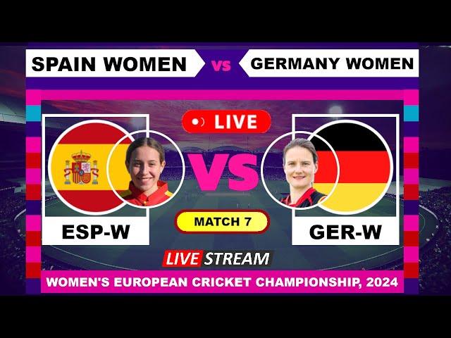 Spain Women vs Germany Women T10 Live Cricket | English Commentary