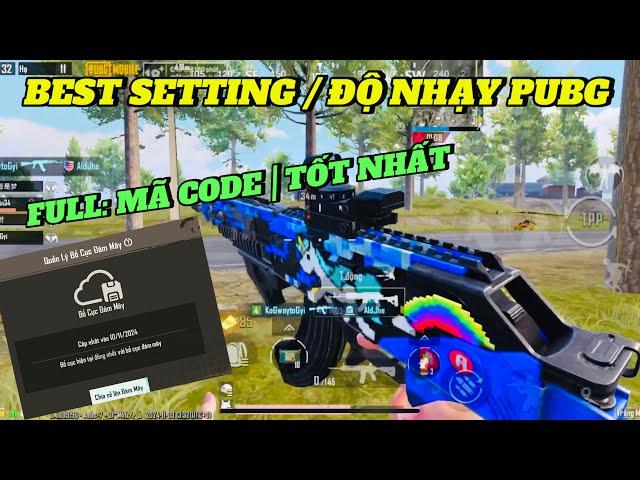 PUBG Mobile | Best Setting / Độ Nhạy Nâng Cao | Tốt Nhất Full Mã Code Trương Tân Gaming