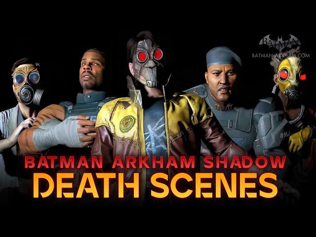 Batman: Arkham Shadow - All Game Over Death Scenes