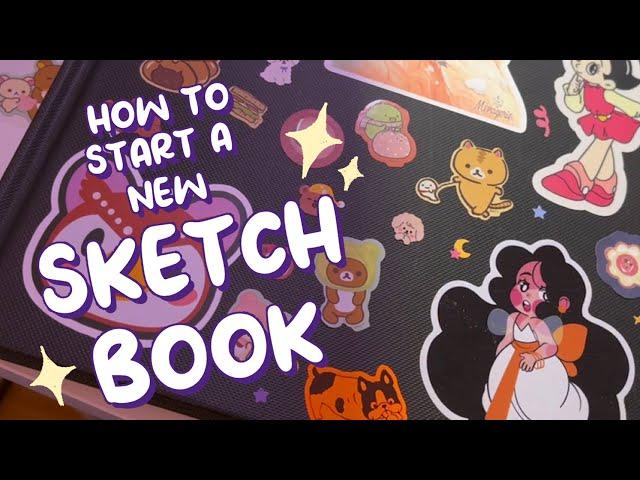 How To Set Up a NEW Sketchbook + BONUS TIPS