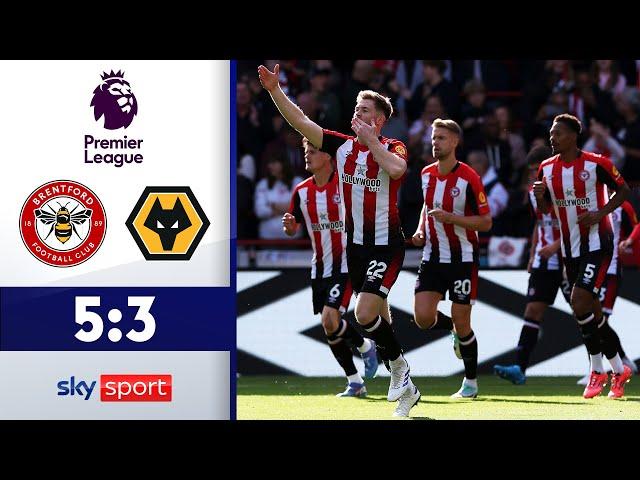 8-Tore Festival in Brentford! | FC Brentford - Wolverhampton Wanderers | Highlights - Premier League