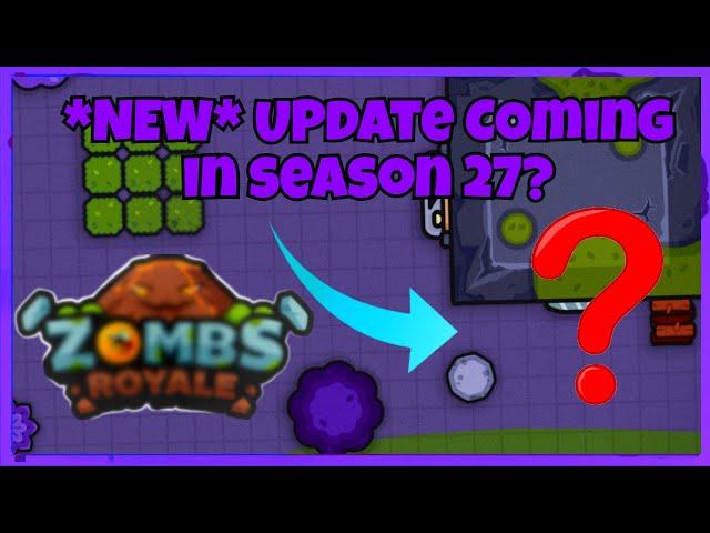 *HUGE* UPDATE COMING in Season 27?