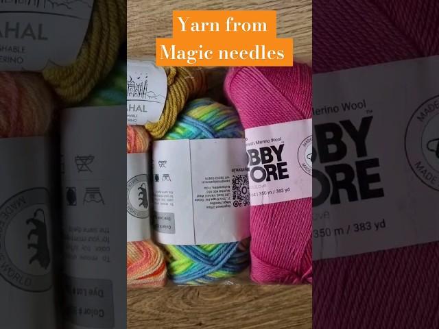 Yarn Haul from Magic Needles Hobby Store for upcoming wool reviews