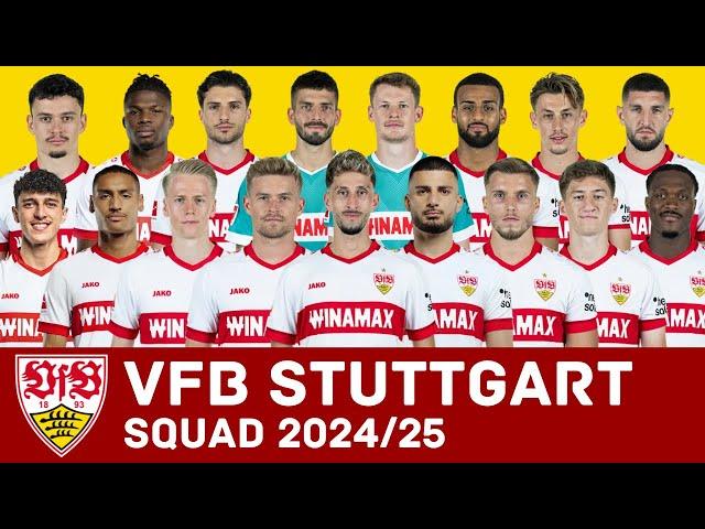 VFB STUTTGART Full Squad For Season 2024/25 | Stuttgart | FootWorld