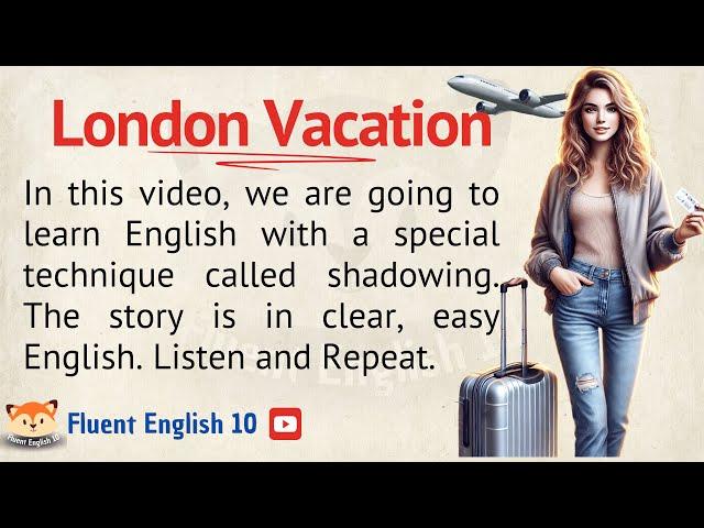 London Vacation | Practice Speaking & Reading Out Loud With This English Shadowing Exercise