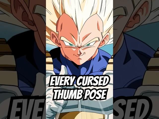 EVERY Cursed Thumb Pose in Dragon Ball Z and Super #dragonball #goku #dbz