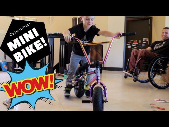 I got an Oil Slick Fatboy Mini BMX Bike!!!