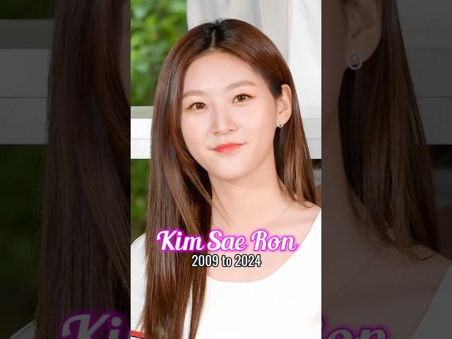 Kim Sae Ron evolution from 2009 to 2024