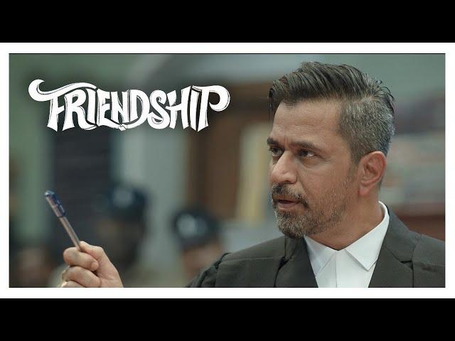 Friendship Movie Scenes | Arjun and M.S Baskar have statements at court | Harbhajan Singh | Losliya