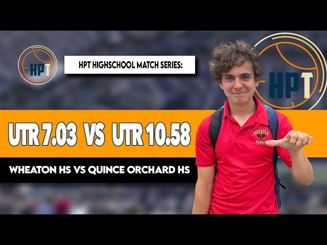 Teo Burgess [UTR 7.03] vs Noah Lewis [UTR 10.58] || HPT HS MATCH SERIES: Wheaton vs Quince Orchard