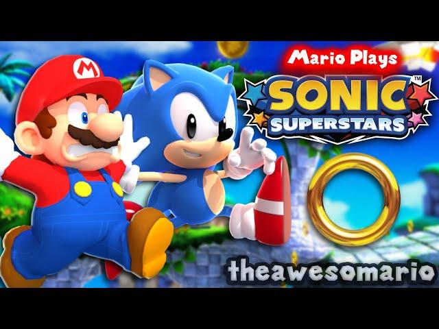 Mario Plays: SONIC SUPERSTARS