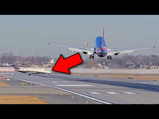 Close Call At Chicago Midway Caught On Camera!