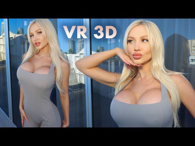 VR 3D 4K - New Fitness Outfit - Get Ready With Me!