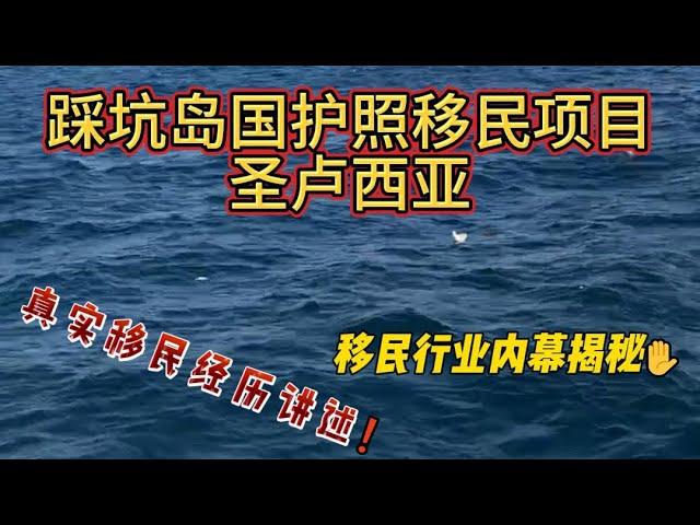 千万别再办理岛国护照项目了！根本没有任何实用价值！踩坑圣卢西亚护照项目损失40多万！视频内容全是干货，关注移民的朋友一定仔细看完，引以为戒！