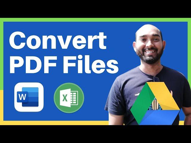 Convert PDF Files to Editable Microsoft Word or Excel in FEW SECONDS!