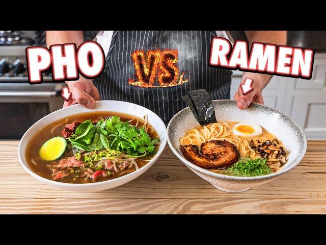 Tonkotsu Ramen Vs. Pho