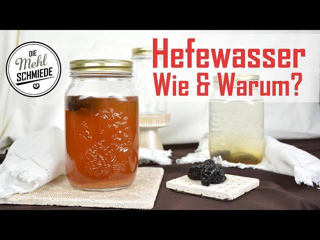 HEFE selber machen // HEFEWASSER selber herstellen // HEFE vermehren // HEFEWASSER auffrischen