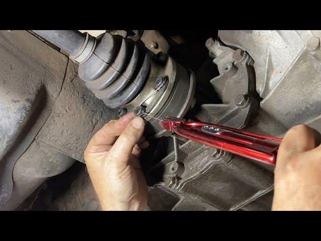 How to safety wire CV joint bolts