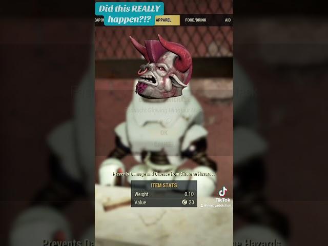 ALWAYS CHECK!!! #fallout76 #fasnacht