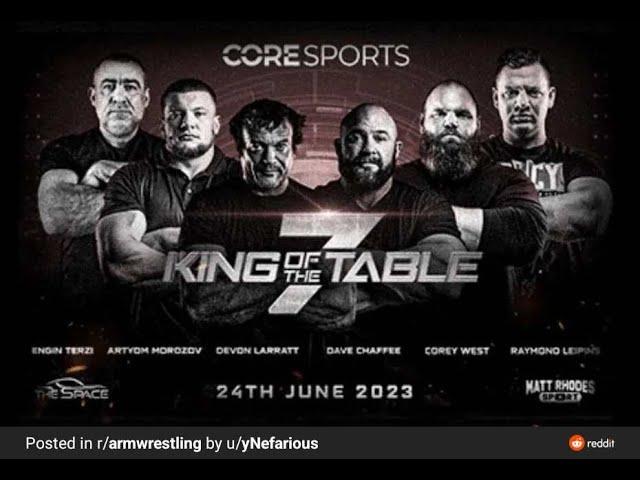 KING OF THE TABLE 7 LIVE DISCUSSION | ARMWRESTLING NEWS
