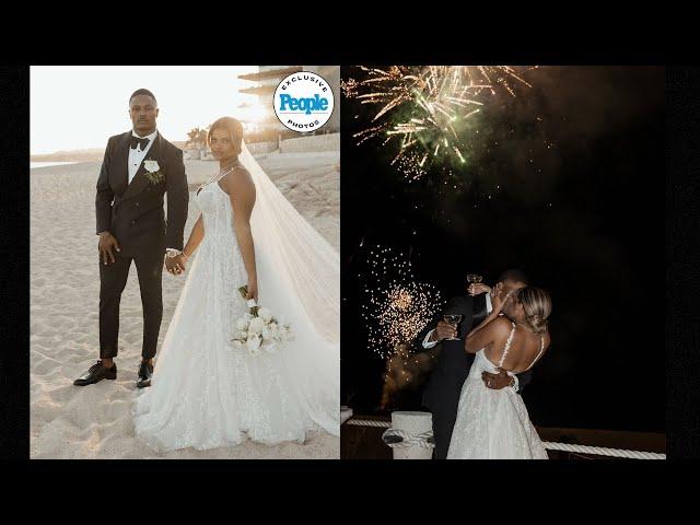 EXCLUSIVE: Inside NFL Star Terry McLaurin’s Lavish Destination Wedding! ️ #TerryMcLaurin