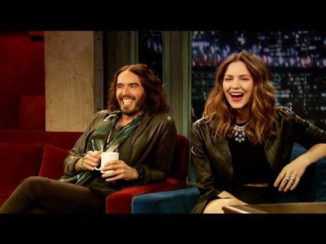 Katharine McPhee Meets Russell Brand (Late Night with Jimmy Fallon)