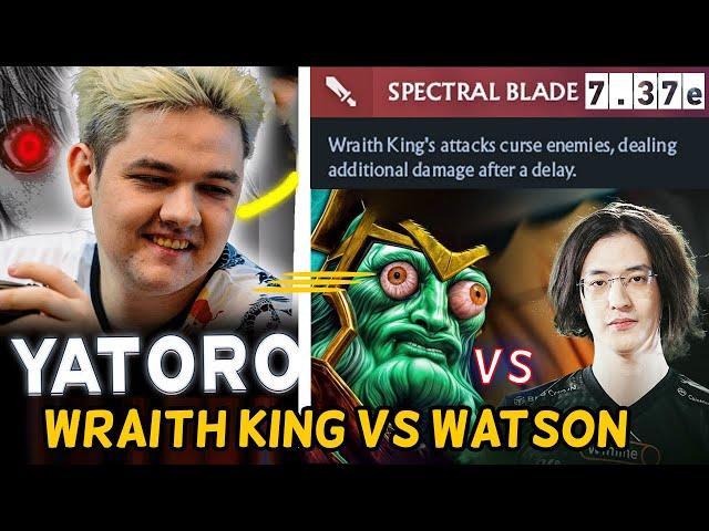 Yatoro Last Picks Wraith King to Dominate Watson in 14.2 MMR GAME