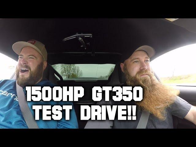 1500 hp Twin Turbo GT350 Test Drive | Fathouse Performance 1400R