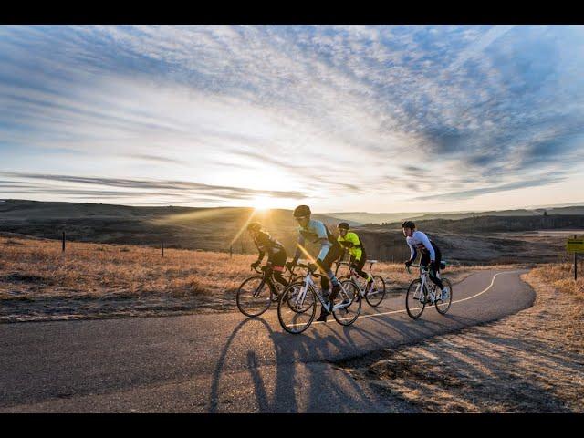 Cycling through Glenbow Ranch Provincial Park