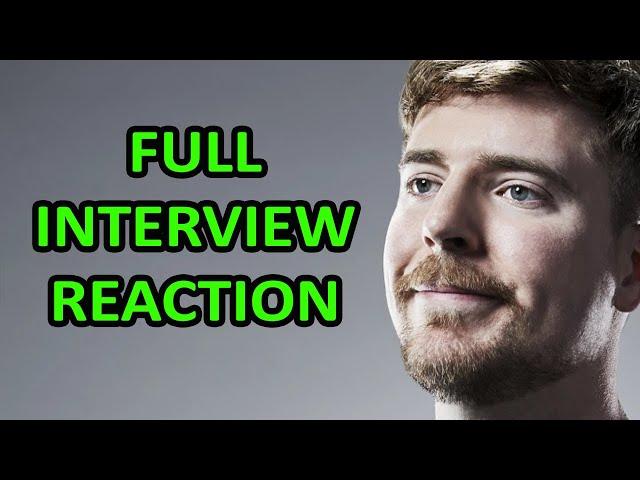 MrBeast Interview - Reaction