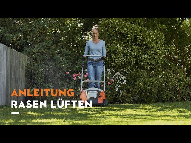 STIHL Garten-Tipps: Rasen lüften | Anleitung