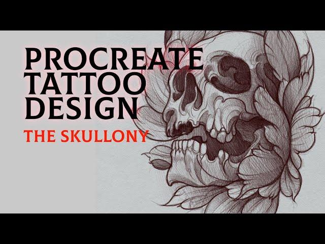 Drawing a Skullony in procreate PART 1 // the chats