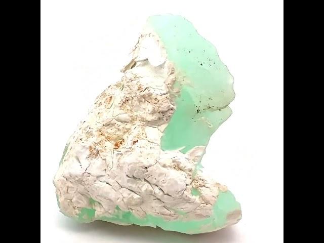 Blue-Green Chrysoprase from Indonesia #crystals #crystalshop #minerals #chrysoprase #chalcedony