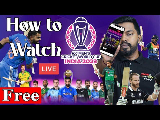 How to Watch Cricket World Cup 2024 Online Without Any App Tamil @TravelTechHari 