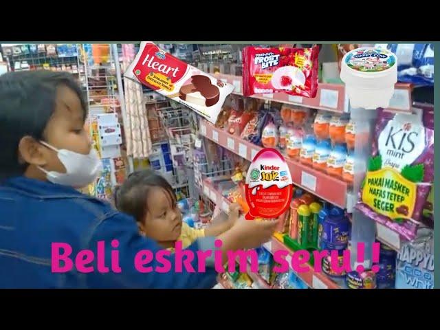 Davi & Rayyan buy various kinds of ice cream #buyicecream #icecream