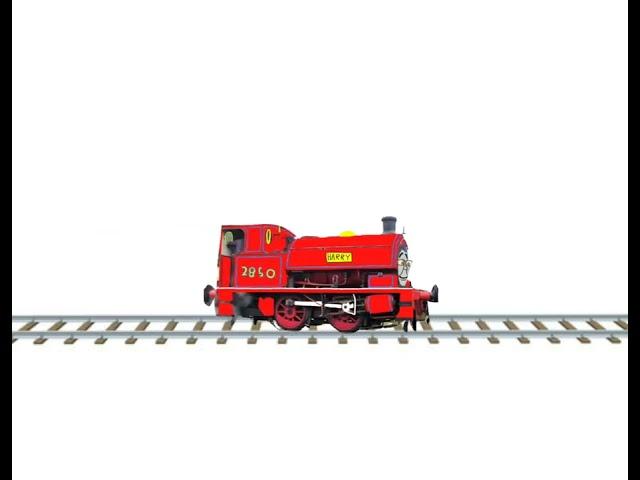 Harry The Red Bagnall Engine Test